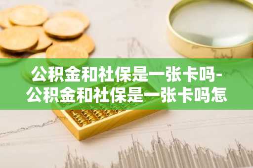 公积金和社保是一张卡吗-公积金和社保是一张卡吗怎么查