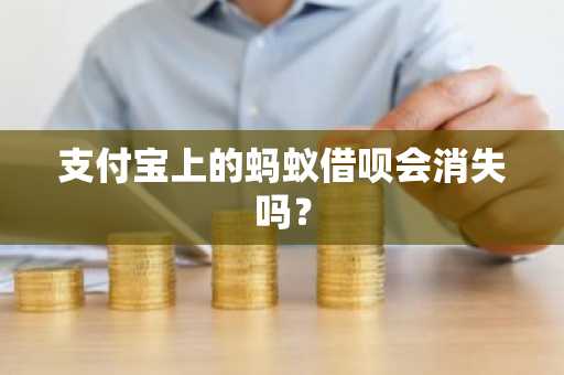 支付宝上的蚂蚁借呗会消失吗？