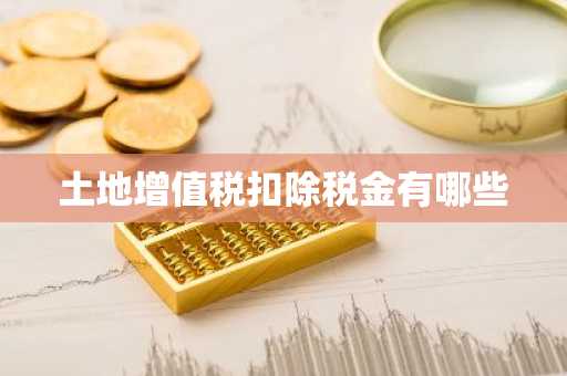 土地增值税扣除税金有哪些