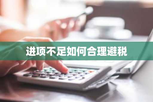 进项不足如何合理避税