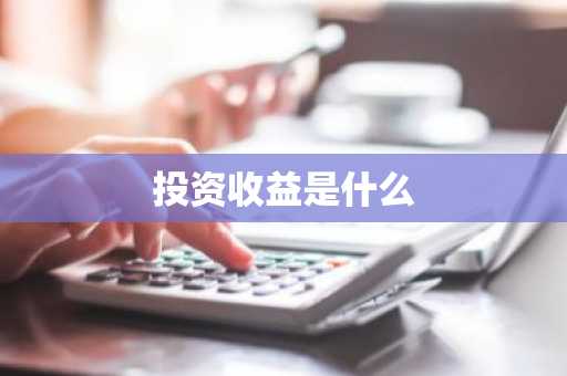 投资收益是什么