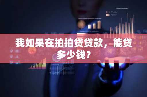 我如果在拍拍贷贷款，能贷多少钱？