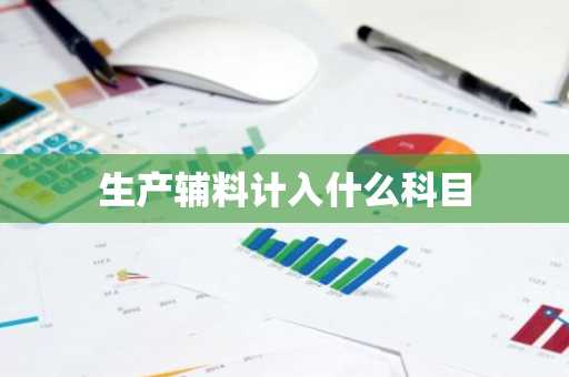 生产辅料计入什么科目