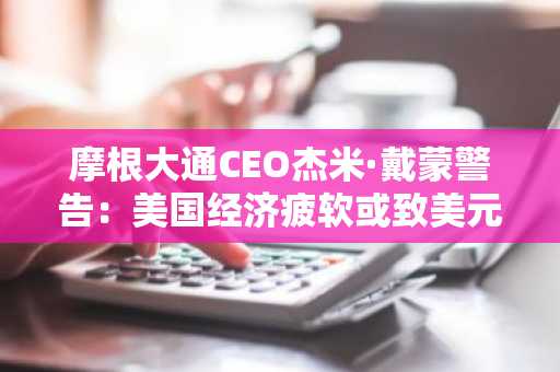 摩根大通CEO杰米·戴蒙警告：美国经济疲软或致美元资产失去投资吸引力