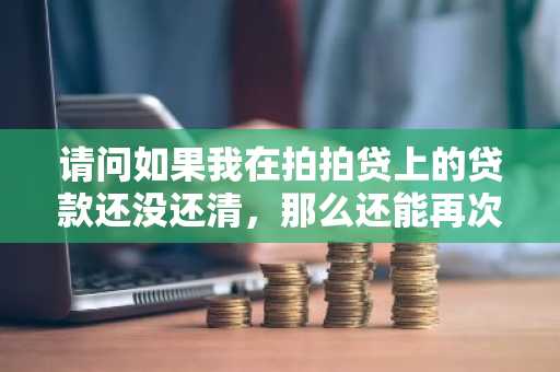 请问如果我在拍拍贷上的贷款还没还清，那么还能再次申请贷款吗？