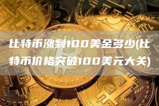比特币涨到100美金多少 - 比特币价格突破100美元大关