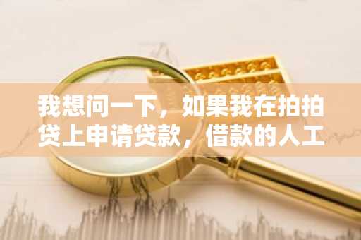 我想问一下，如果我在拍拍贷上申请贷款，借款的人工审核时间要多久？