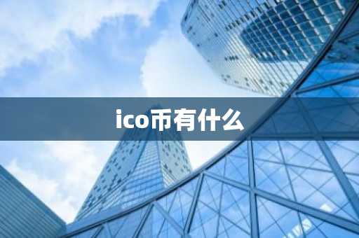 ico币有什么