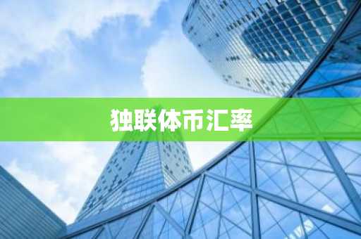 独联体币汇率