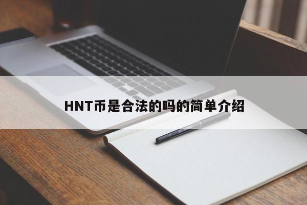 HNT币是合法的吗的简单介绍