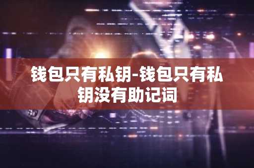 钱包只有私钥-钱包只有私钥没有助记词
