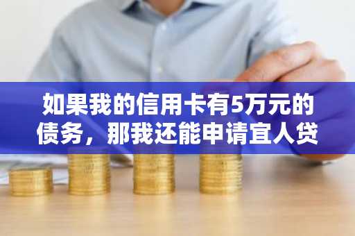 如果我的信用卡有5万元的债务，那我还能申请宜人贷吗？