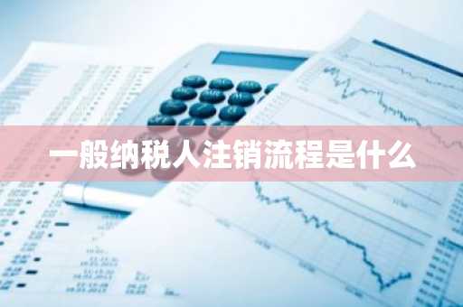 一般纳税人注销流程是什么