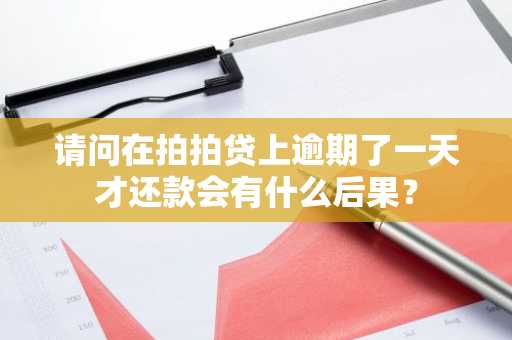 请问在拍拍贷上逾期了一天才还款会有什么后果？