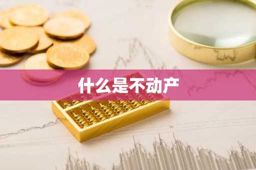 什么是不动产