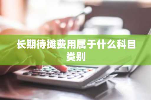 长期待摊费用属于什么科目类别