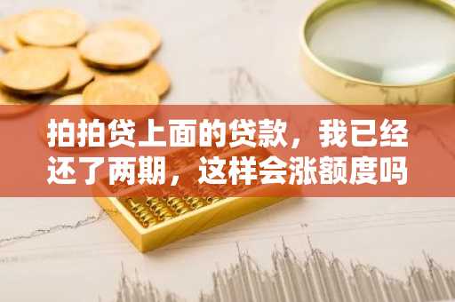 拍拍贷上面的贷款，我已经还了两期，这样会涨额度吗？