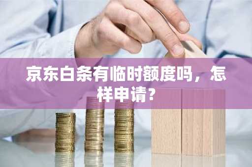 京东白条有临时额度吗，怎样申请？