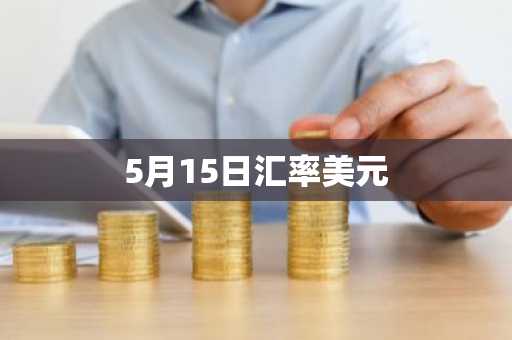 5月15日汇率美元