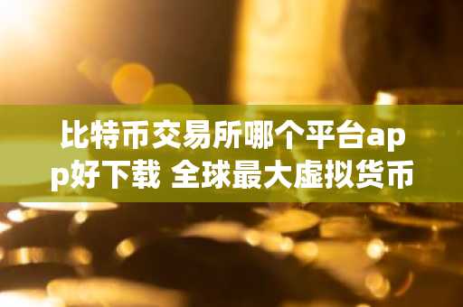 比特币交易所哪个平台app好下载 全球最大虚拟货币交易平台排名