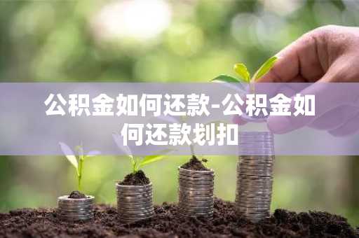公积金如何还款-公积金如何还款划扣