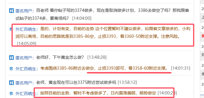 外汇百晓生：黄金如期支撑3352，日内关注3389压制空