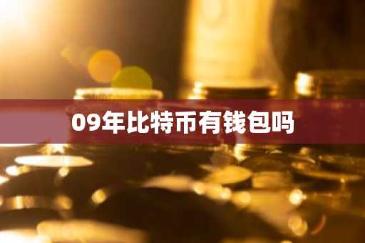 09年比特币有钱包吗