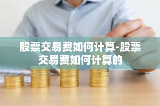 股票交易费如何计算-股票交易费如何计算的