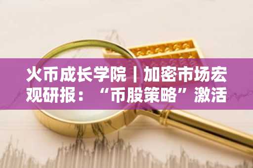 火币成长学院｜加密市场宏观研报：“币股策略”激活市场热度，开启行业新周期