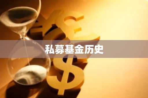 私募基金历史