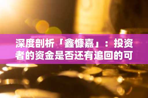 深度剖析「鑫慷嘉」：投资者的资金是否还有追回的可能？