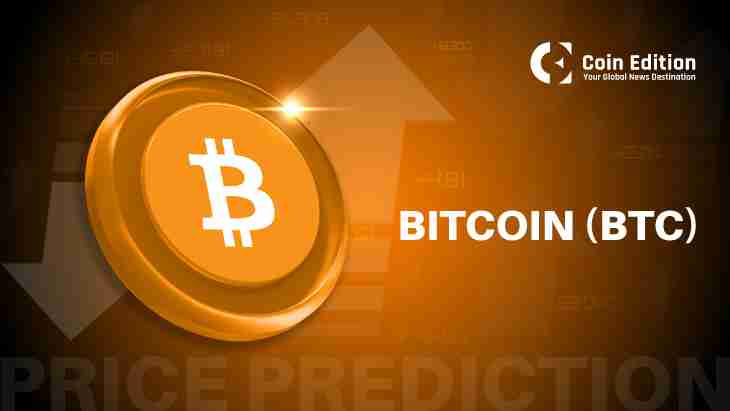 当今的比特币（BTC）价格固定在$ 108,800，短期动量减慢