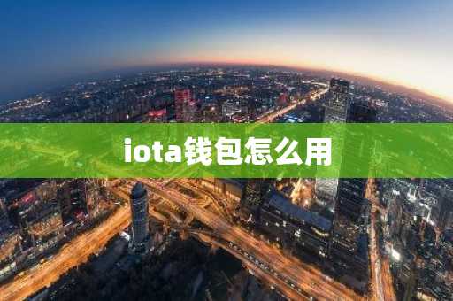 iota钱包怎么用