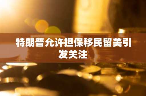 特朗普允许担保移民留美引发关注
