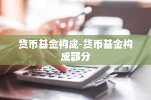 货币基金构成-货币基金构成部分