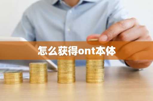 怎么获得ont本体