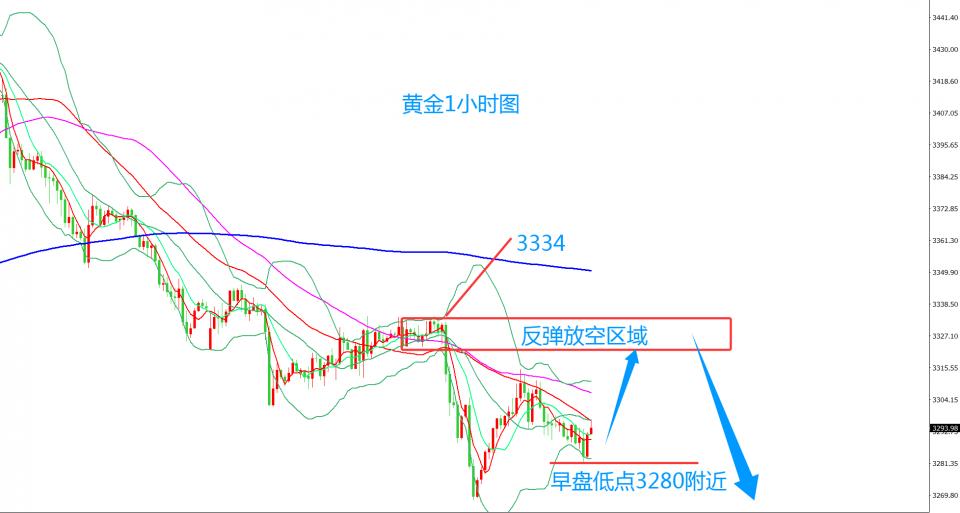 齐仲龙 黄金，反弹后将继续下跌