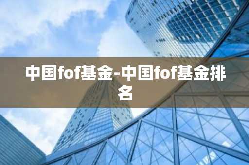 中国fof基金-中国fof基金排名