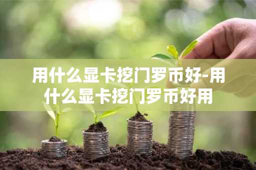 用什么显卡挖门罗币好-用什么显卡挖门罗币好用