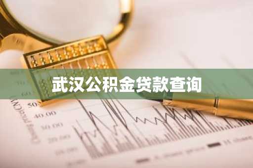 武汉公积金贷款查询