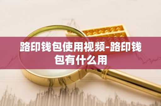 路印钱包使用视频-路印钱包有什么用