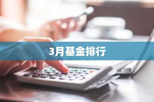 3月基金排行