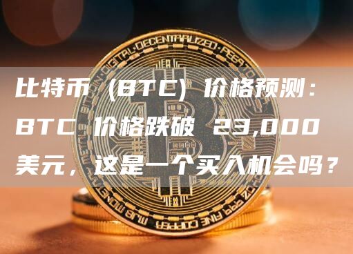比特币 (BTC) 价格预测：BTC 价格跌破 23,000 美元，这是一个买入机会吗？