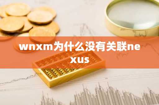 wnxm为什么没有关联nexus
