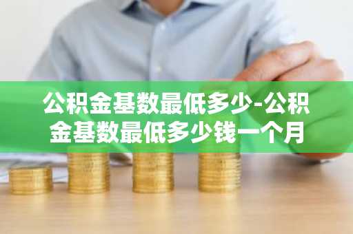公积金基数最低多少-公积金基数最低多少钱一个月