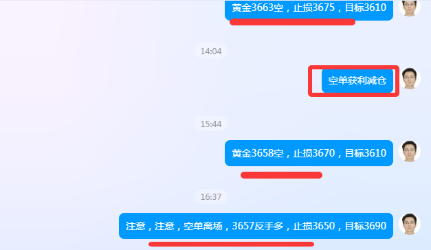 头狼：注意，注意，空单全部收割离场，3657反手干多