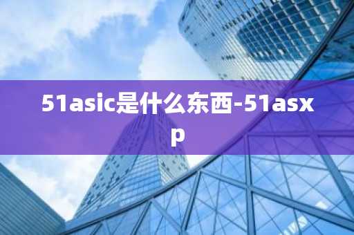 51asic是什么东西-51asxp