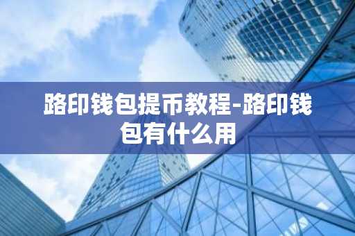 路印钱包提币教程-路印钱包有什么用