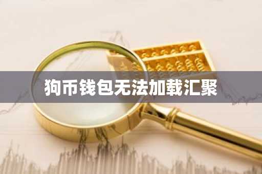 狗币钱包无法加载汇聚