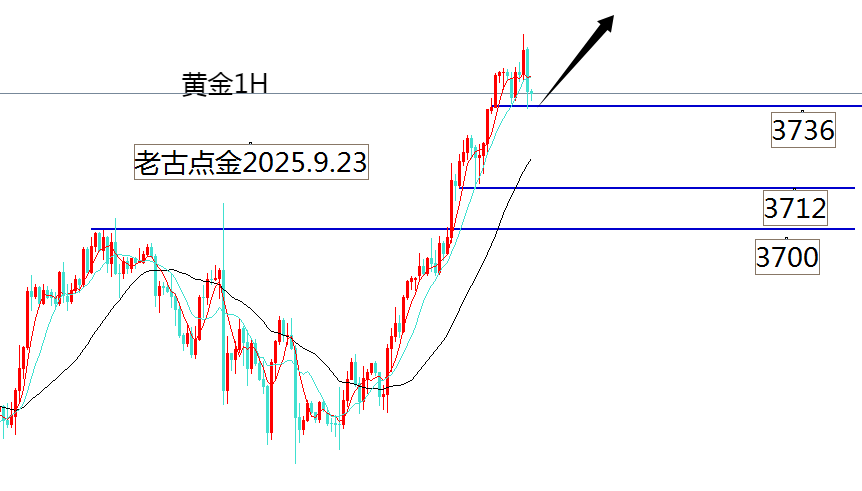 老古点金：黄金继续干多还有新高！原油先弹后跌